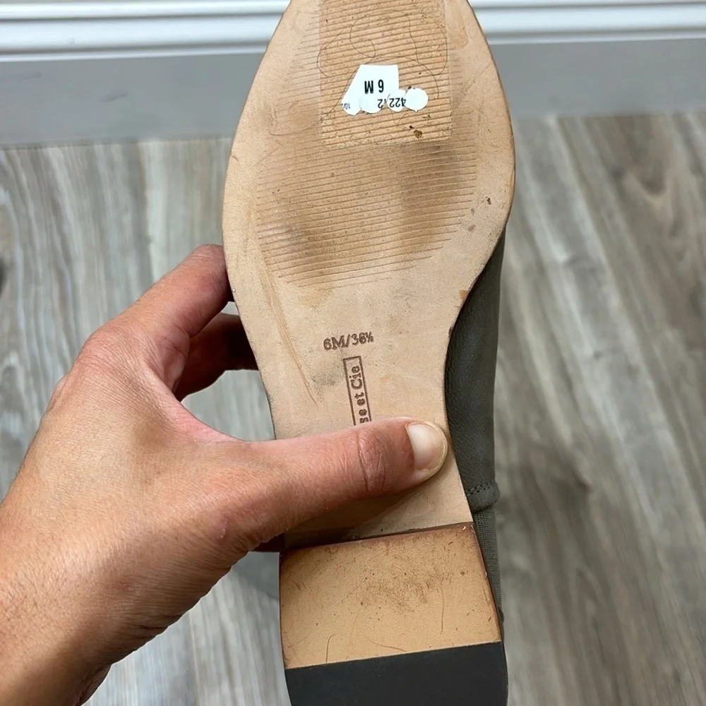 Louis Et Cie Vallery gore contrast size 6 suede gray